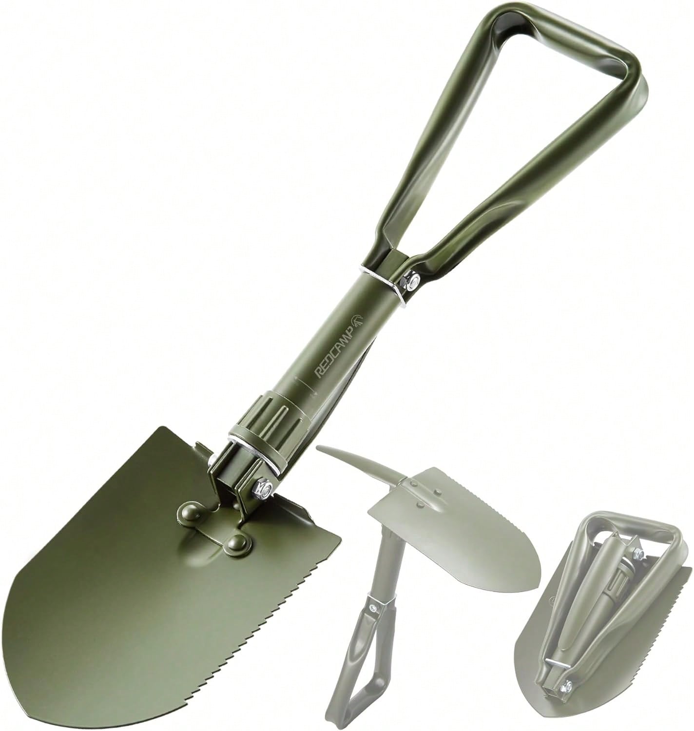 Gardening Tools Green - Pala da campeggio pieghevole da 23