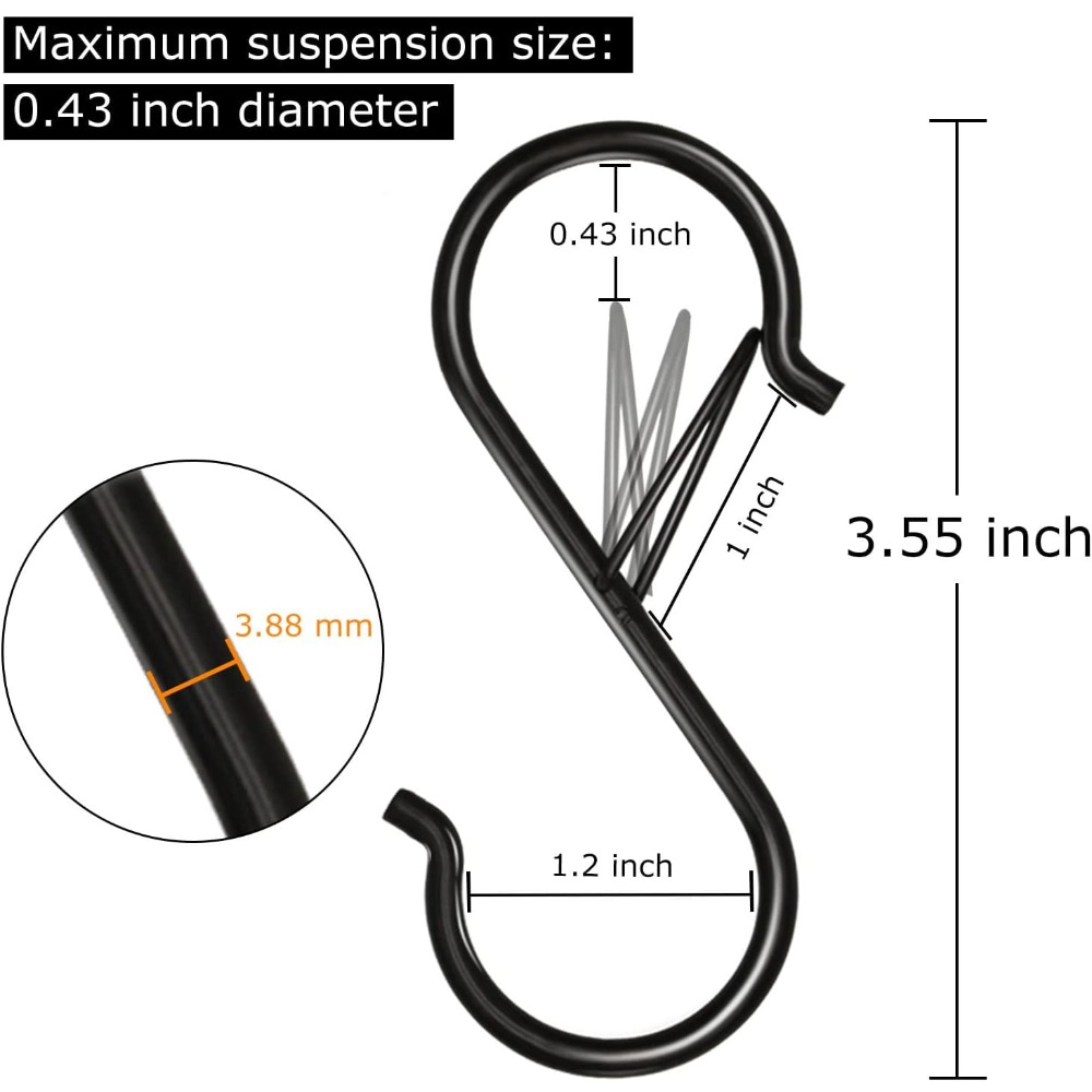 Ganci a S Resistenti da 3,5 Po - Outdoor Planting Bag recensione e prezzo